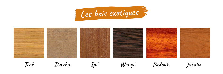 Essence de bois exotique
