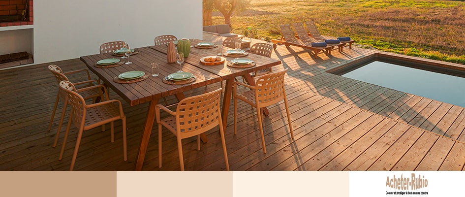 Hydrofuger et protéger une terrasse en bois